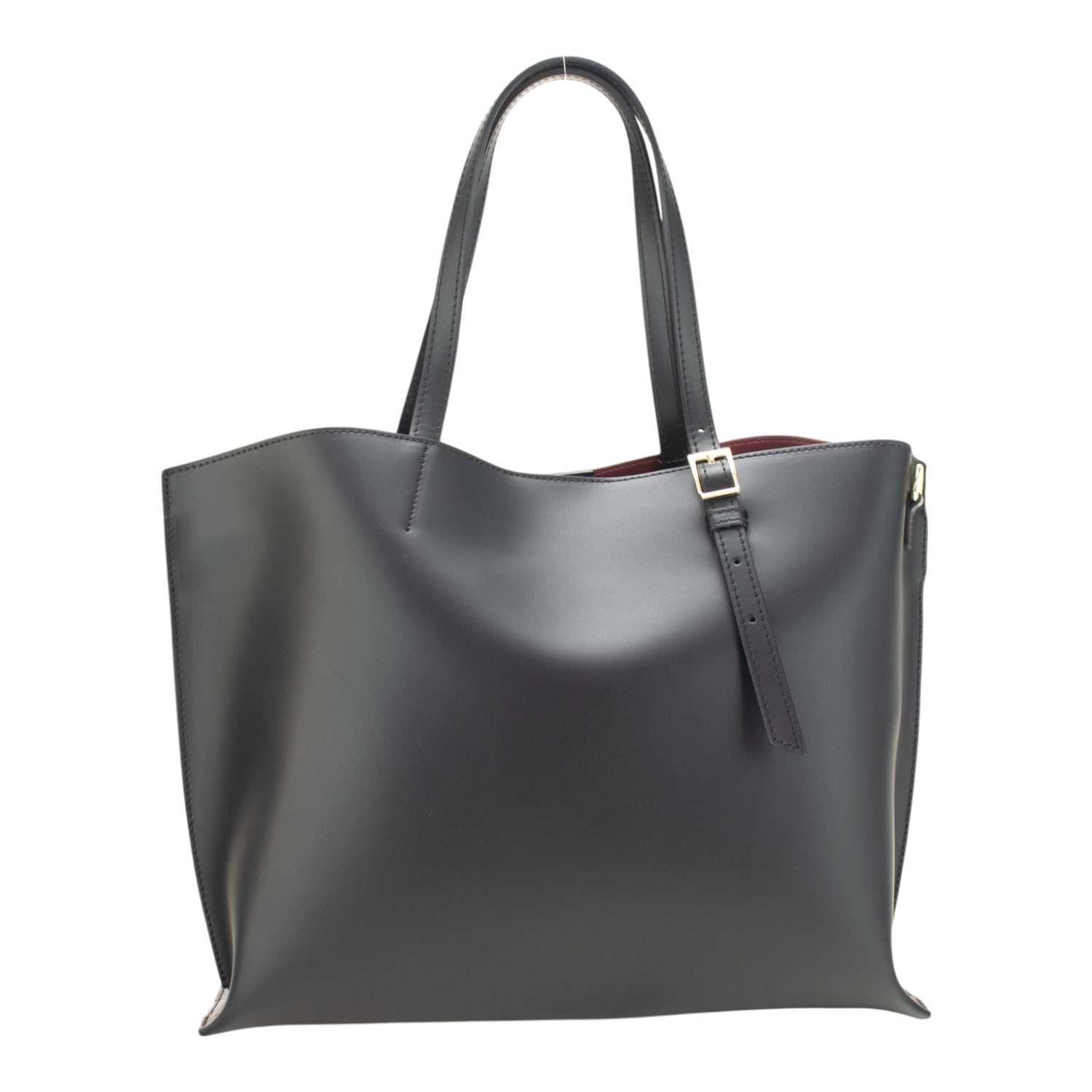 Bolso en Piel Pregato Toscana Negro - KimondoShop