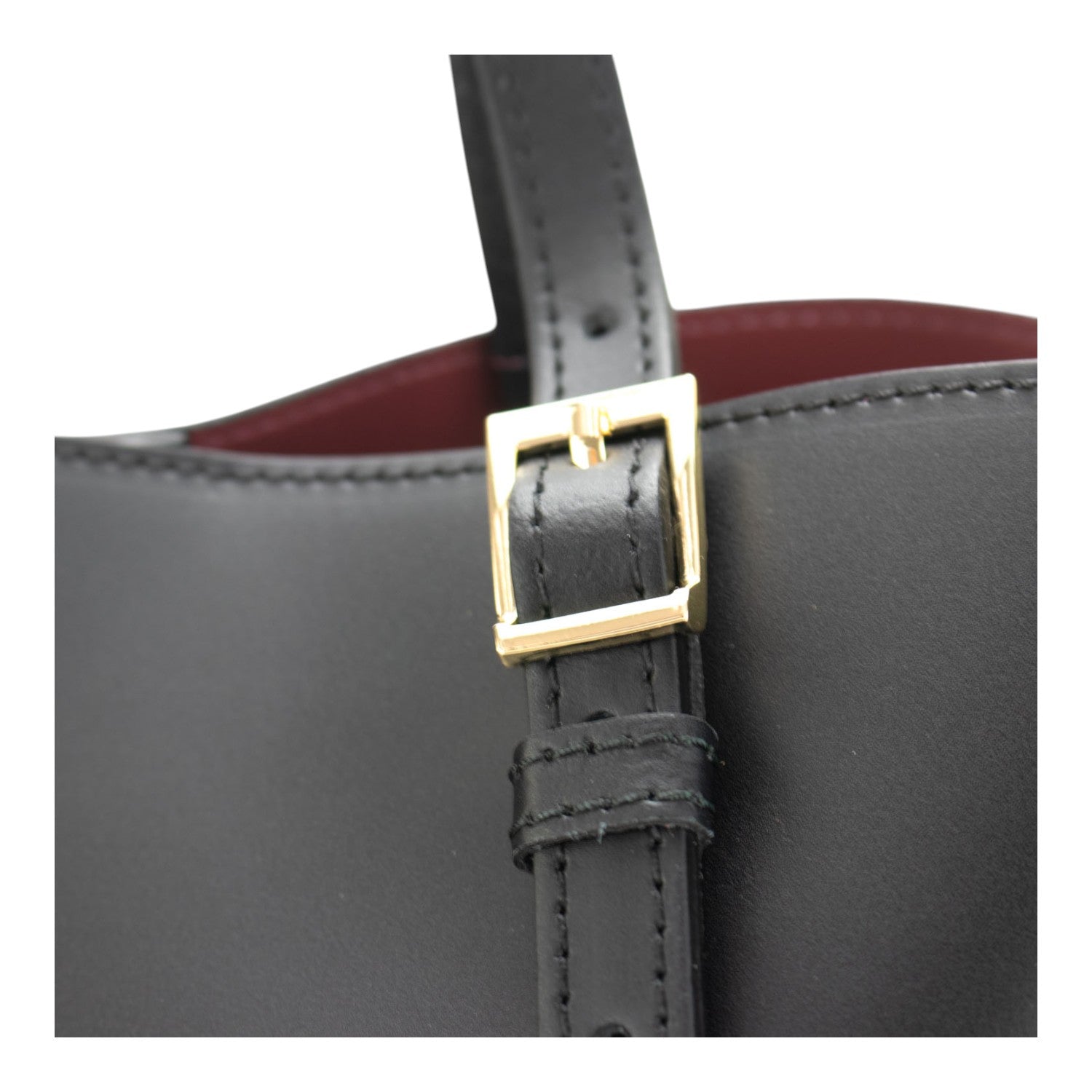 Bolso en Piel Pregato Toscana Negro - KimondoShop