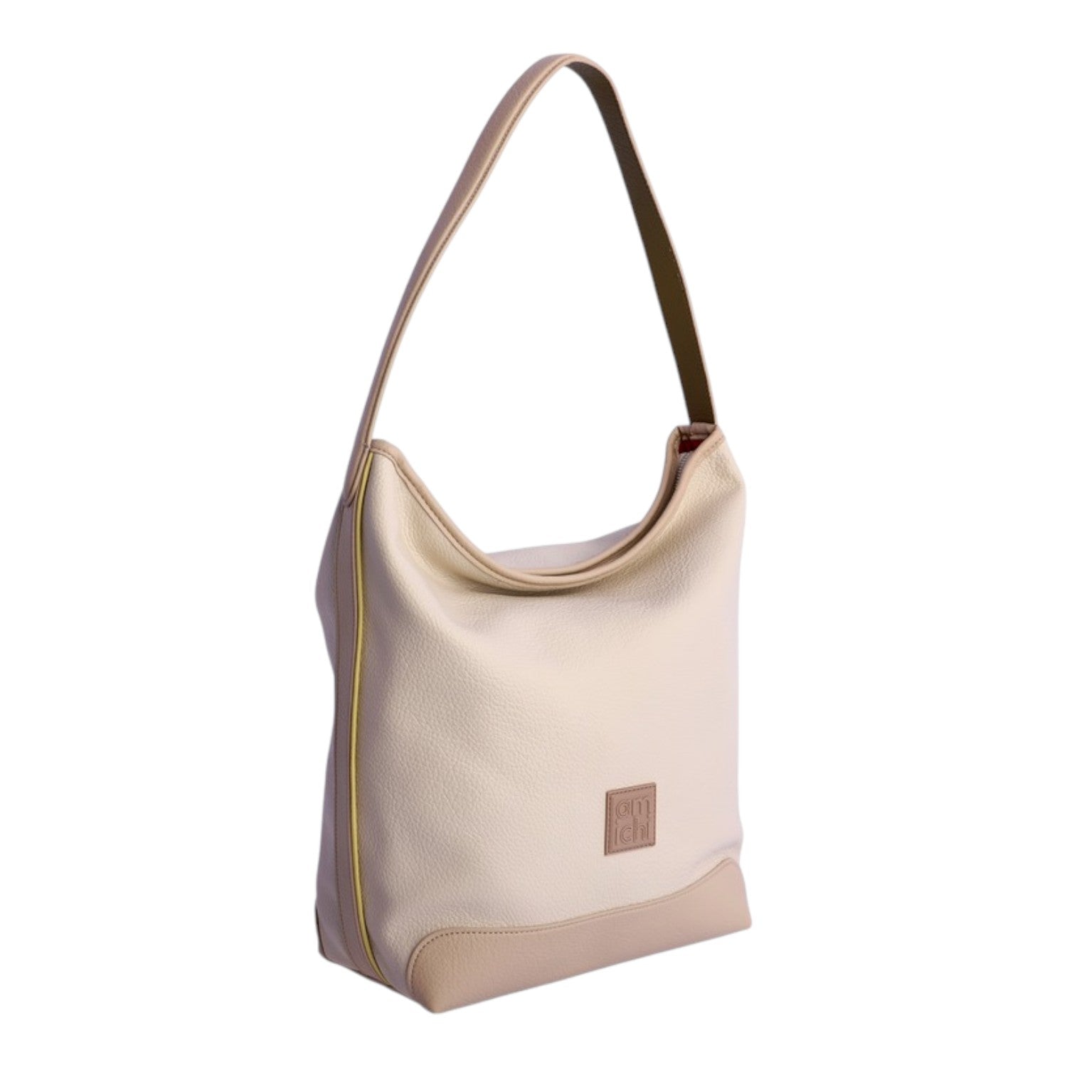 Bolso hobo Amichi Facet Beige - KimondoShop
