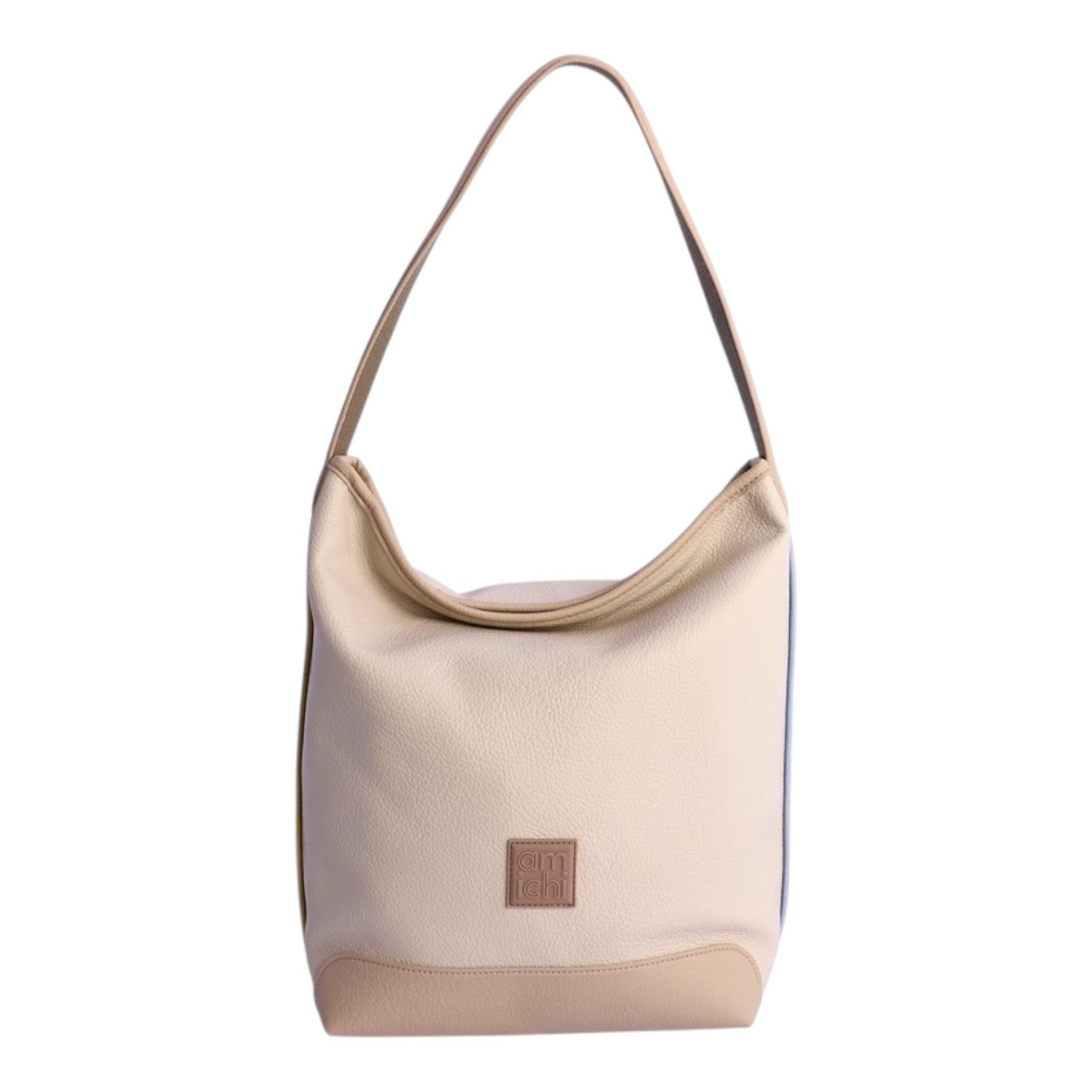 Bolso hobo Amichi Facet Beige - KimondoShop
