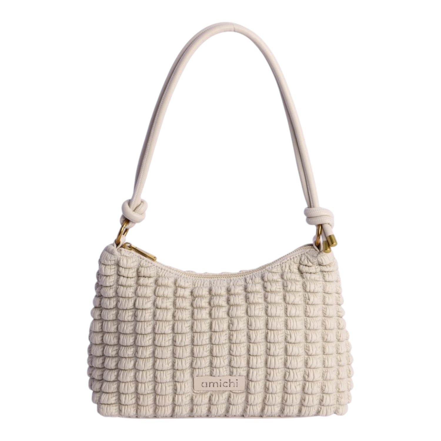 Bolso hombro Amichi Whisper Marfil - KimondoShop