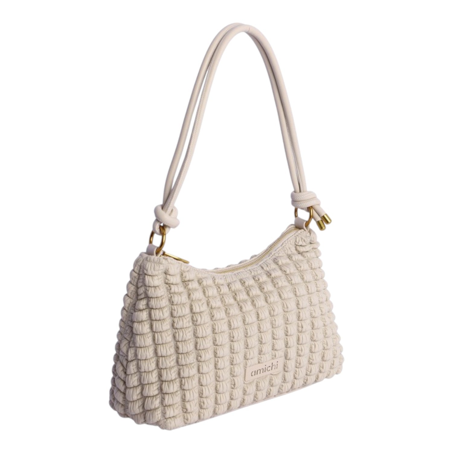 Bolso hombro Amichi Whisper Marfil - KimondoShop