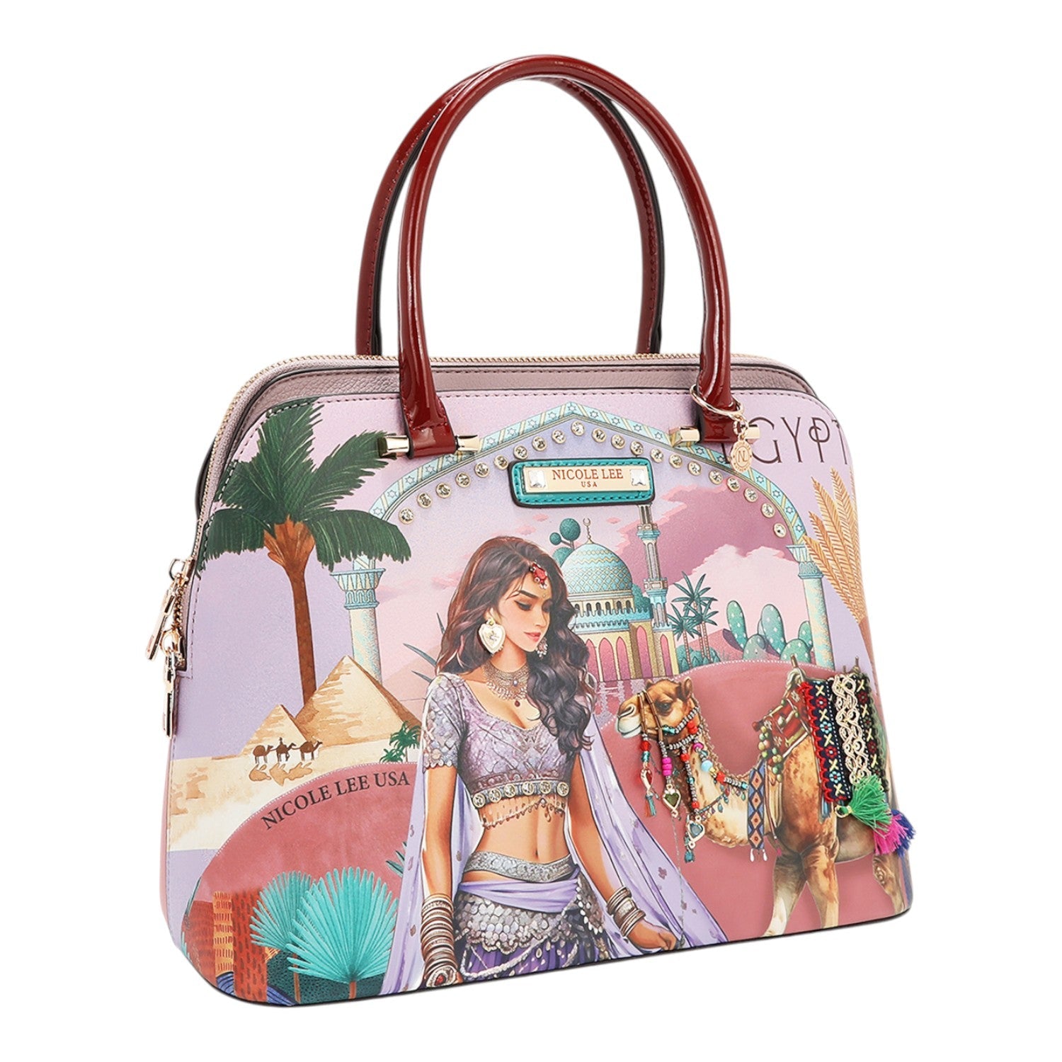 Bolso Satchel Nicole Lee Queen Cleopatra - KimondoShop