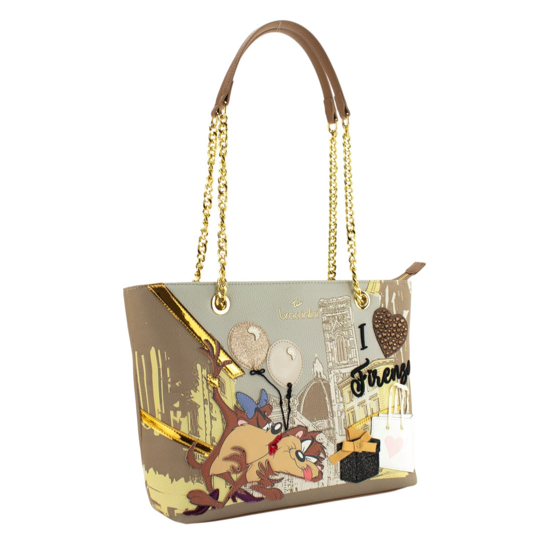 Bolso Shopper Braccialini Looney Tunes Taz - KimondoShop