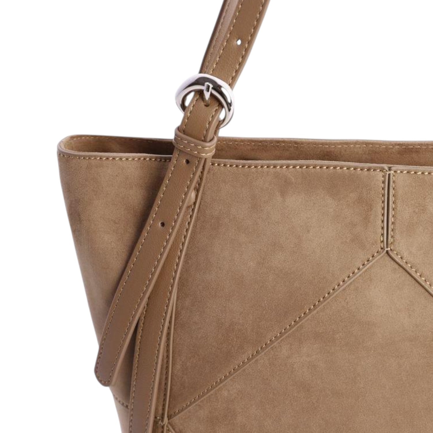 Bolso Shopper Don Algodon Urbana Chic Marrón - KimondoShop