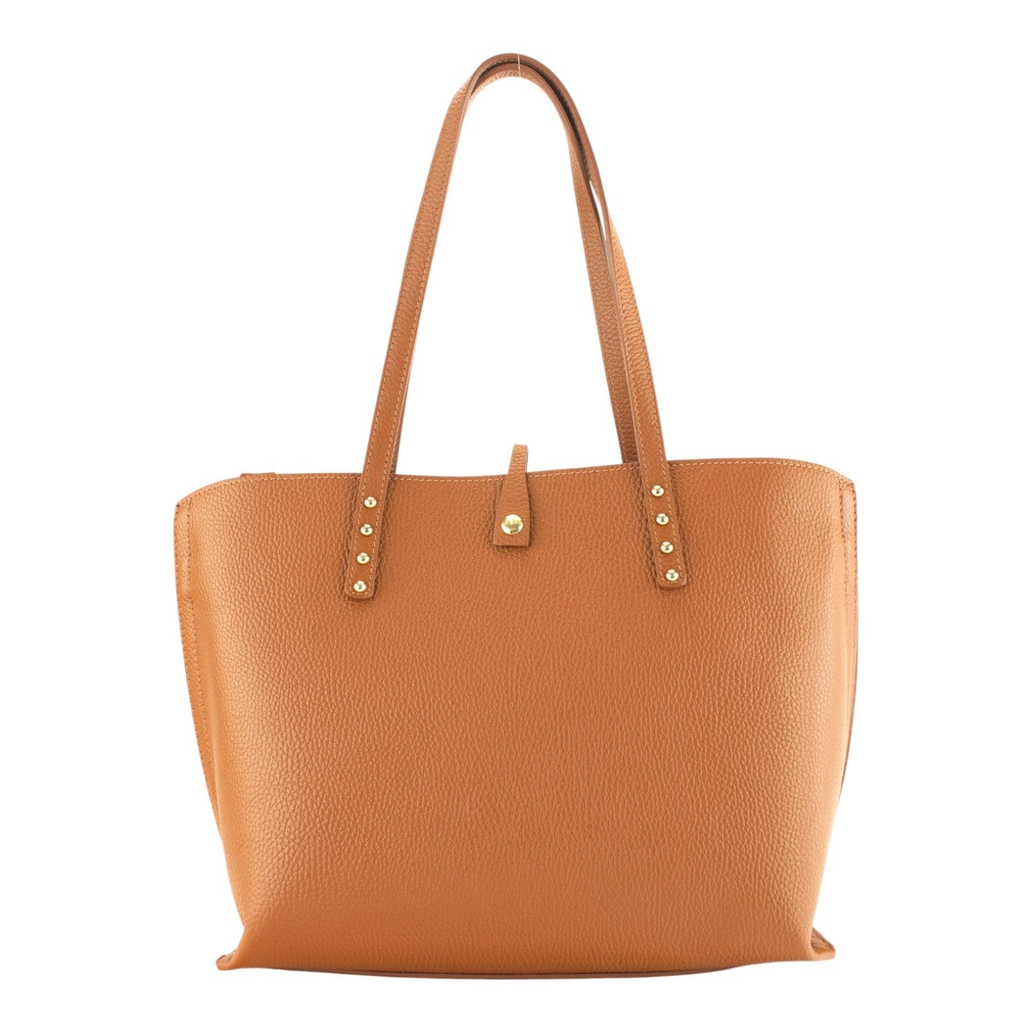 Bolso Shopper en Piel Pregato Loggia Camel - KimondoShop