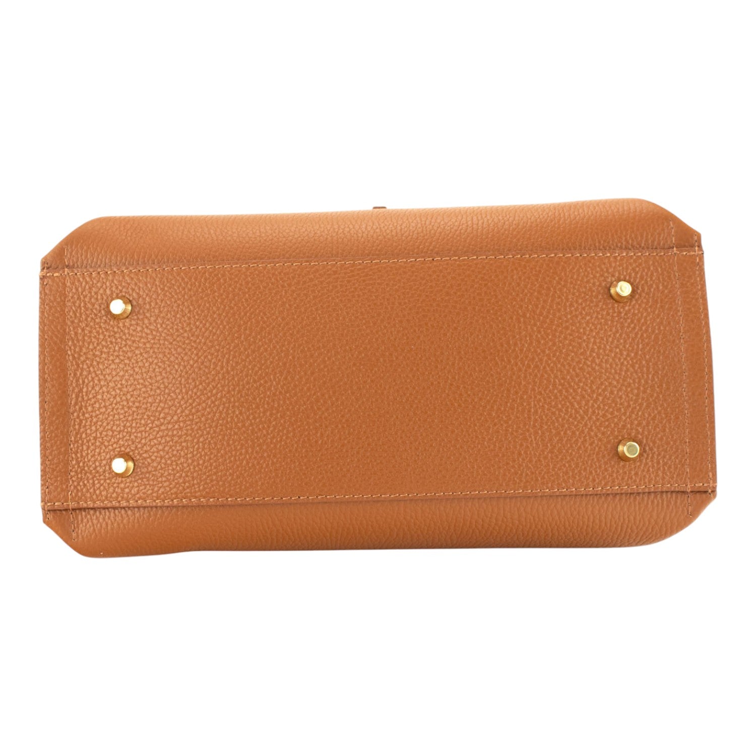 Bolso Shopper en Piel Pregato Loggia Camel - KimondoShop