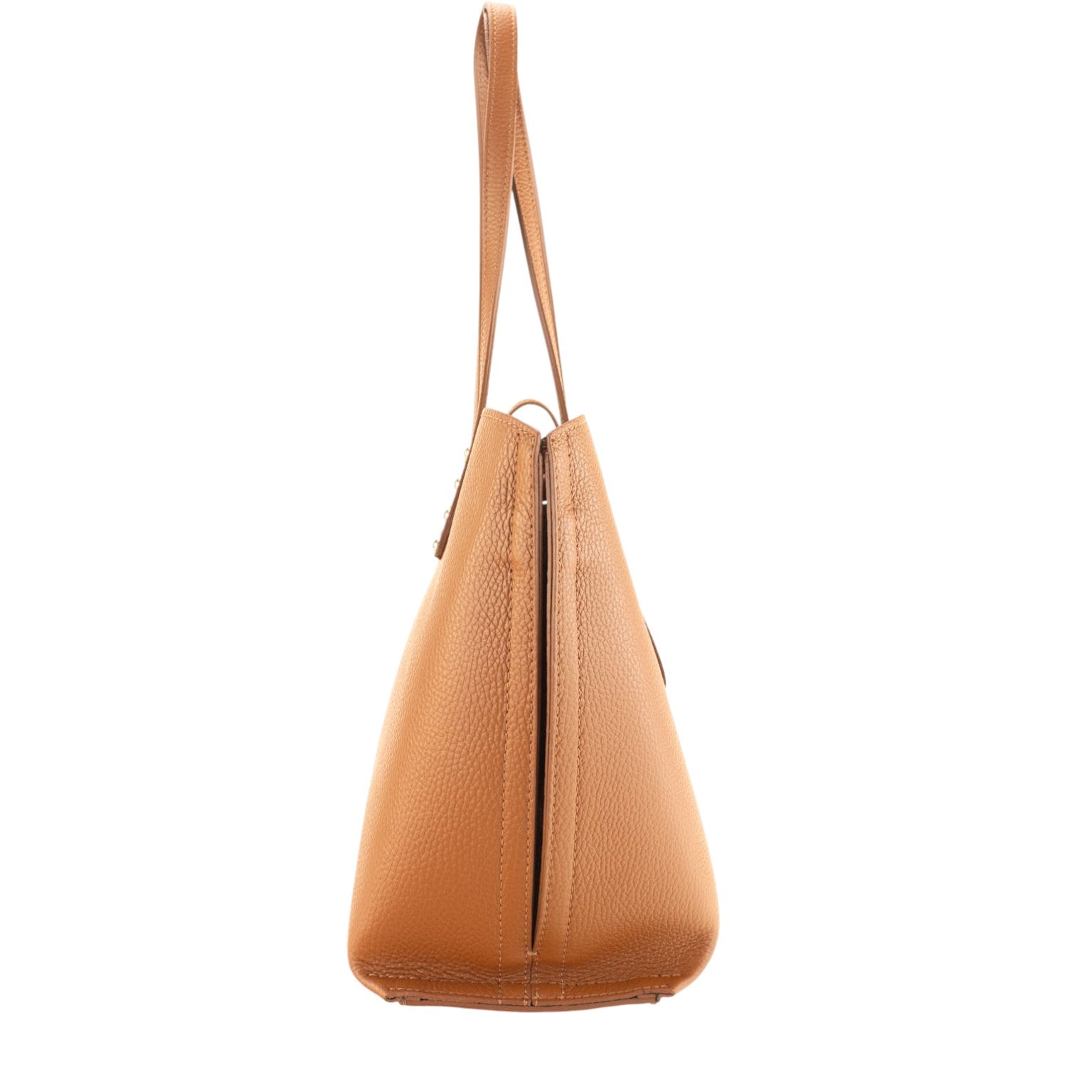 Bolso Shopper en Piel Pregato Loggia Camel - KimondoShop