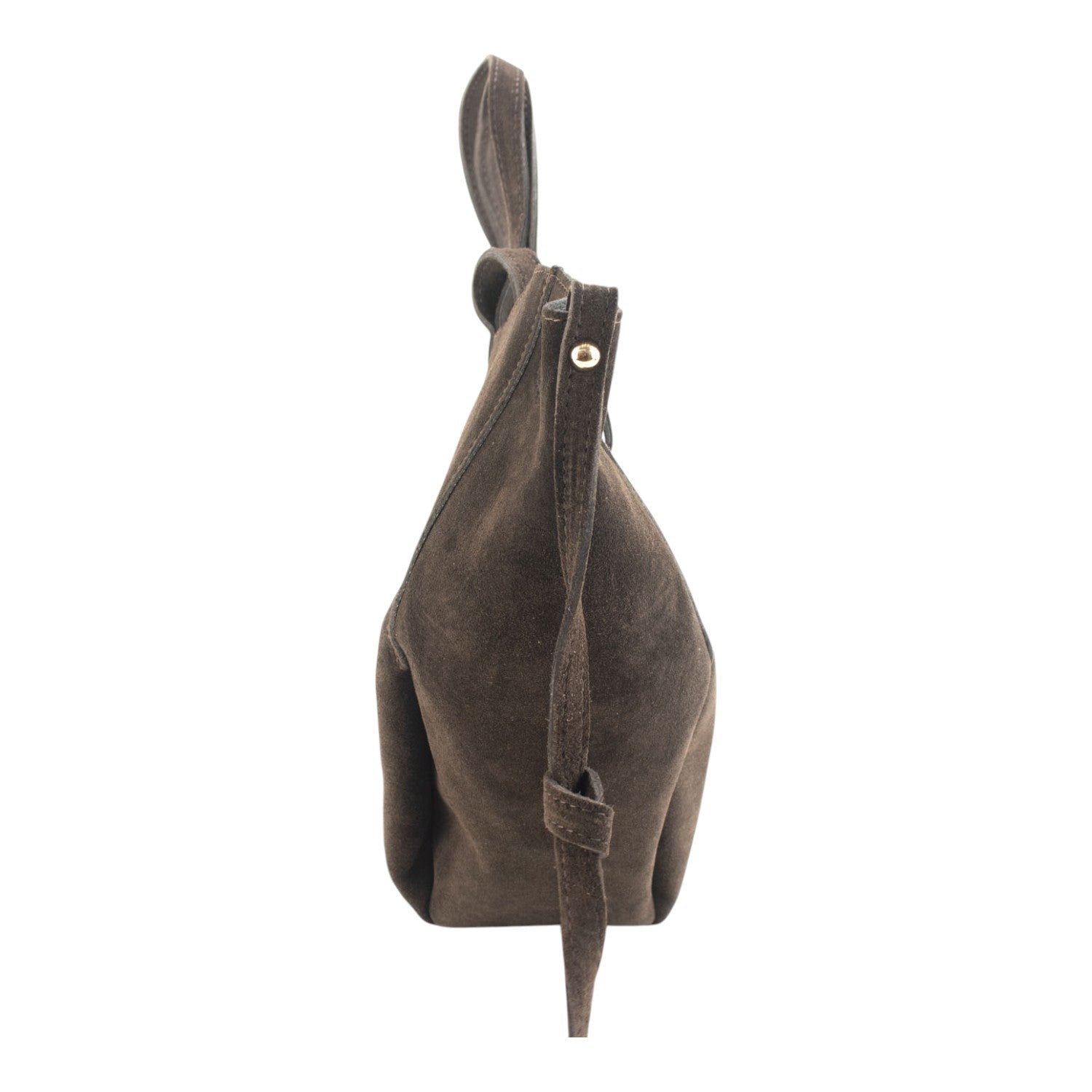 Bolso shopper Piel Pregato Venetto Chocolate asa vuelta - KimondoShop