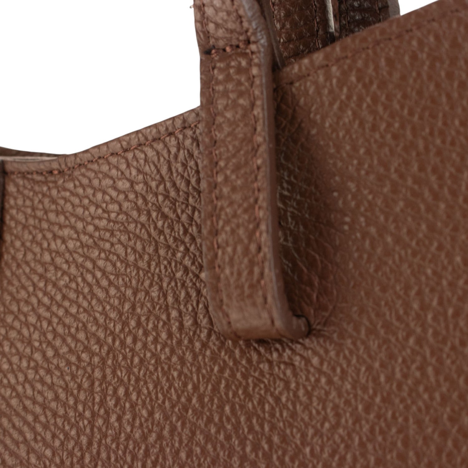 Bolso shopper Piel Pregato Venetto Soft Chocolate claro - KimondoShop