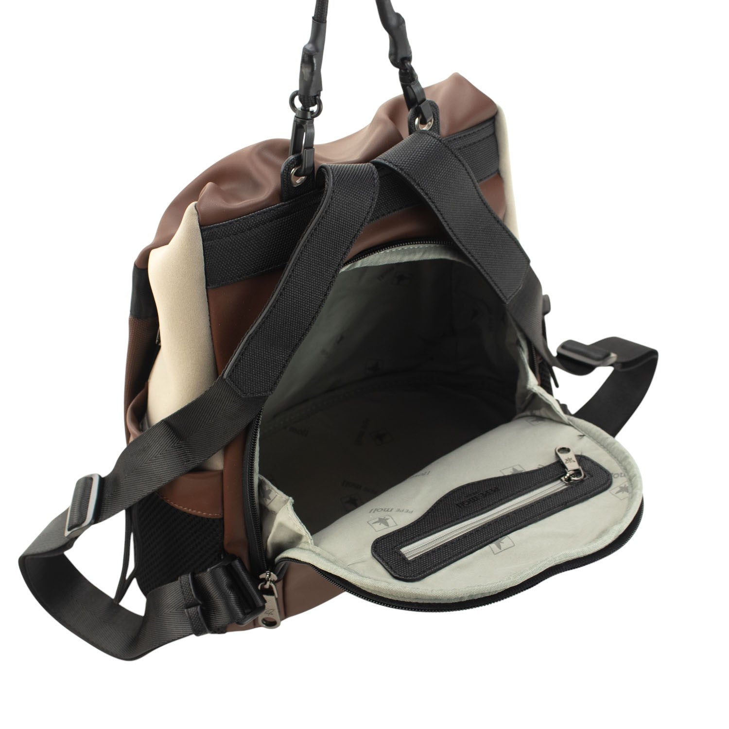 Mochila antirrobo Pepe Moll Sarah Marrón - KimondoShop