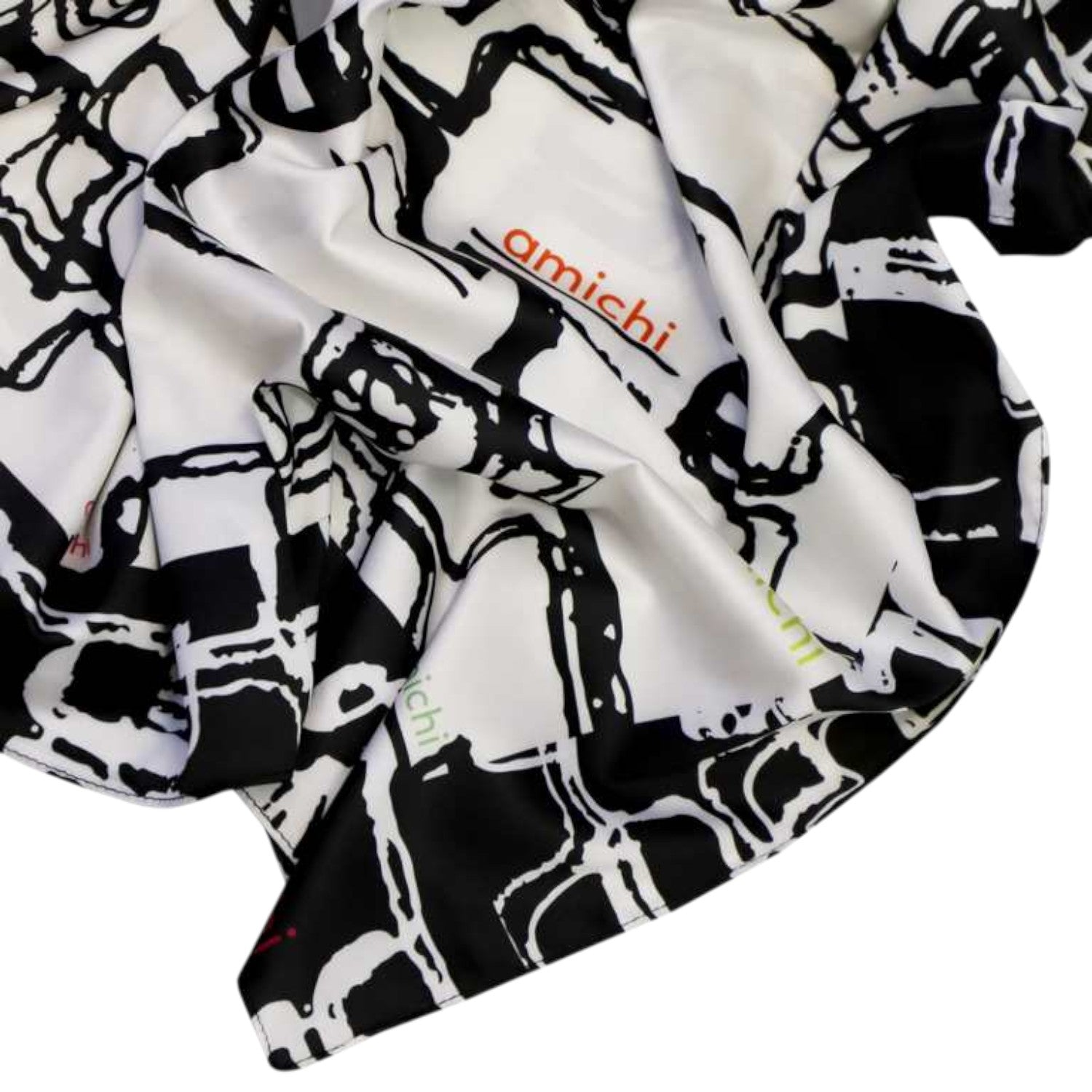Pañuelo Amichi cuadros Black - KimondoShop