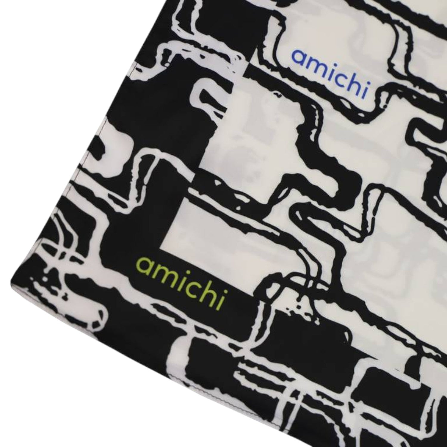 Pañuelo Amichi cuadros Black - KimondoShop
