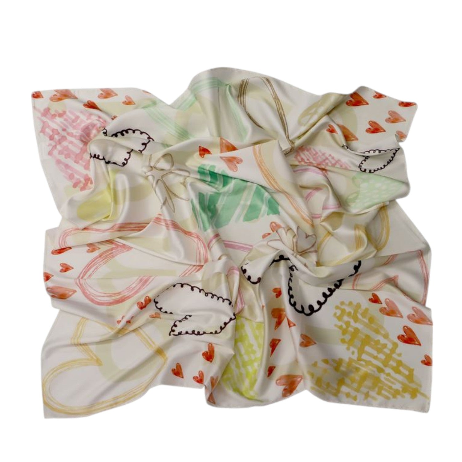 Pañuelo cuadrado Amichi Heart - KimondoShop