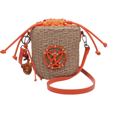 Bolso estilo rafia Pepe moll Alaska Naranja