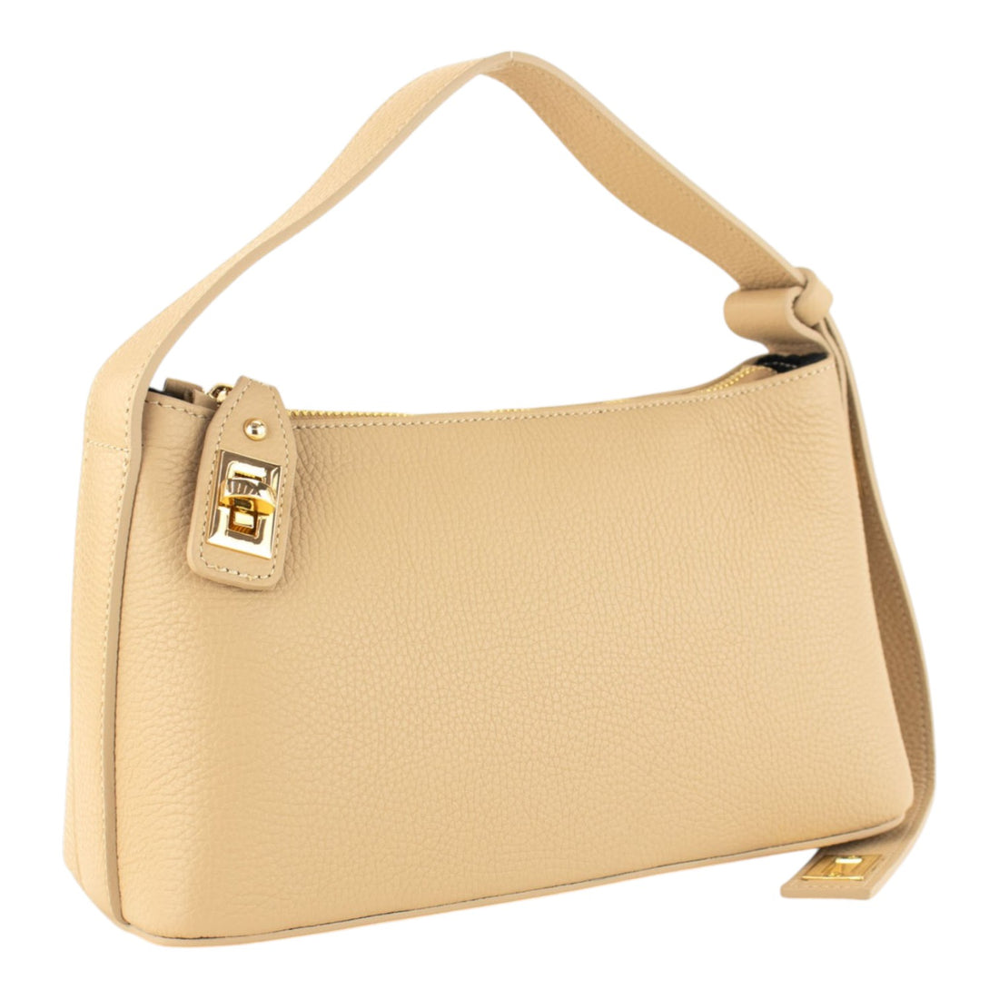 Bolso en Piel Pregato Isabella Taupe