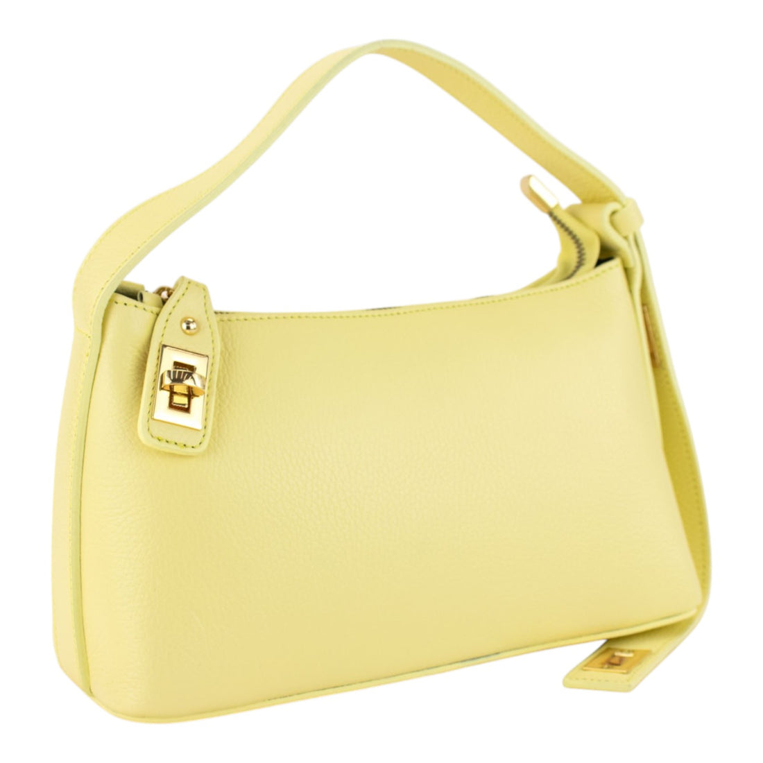 Bolso en Piel Pregato Isabella Amarillo