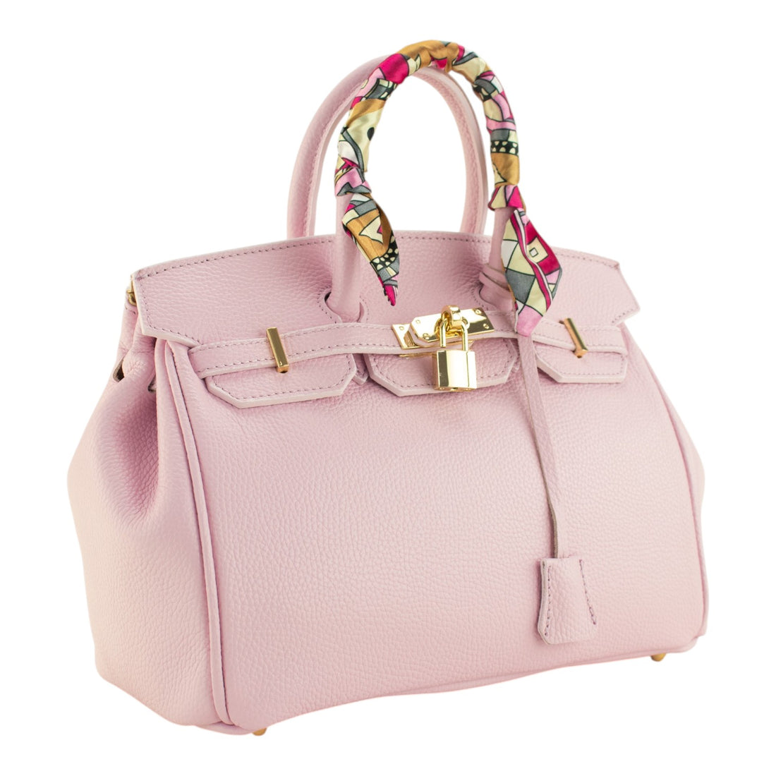 Bolso de mano Pregato Verona Rosa claro