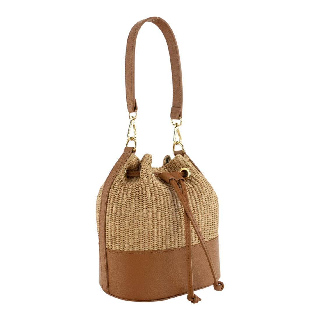 Bolso bucket en piel Pregato Zafira Cuero