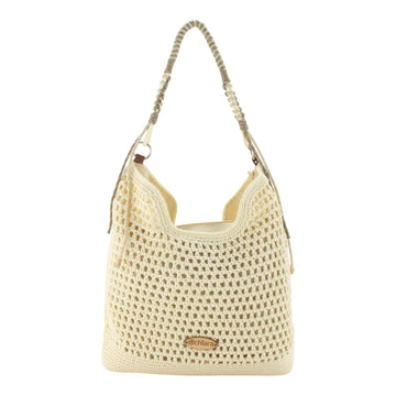 Bolso hobo Alchiara Nerea Beige