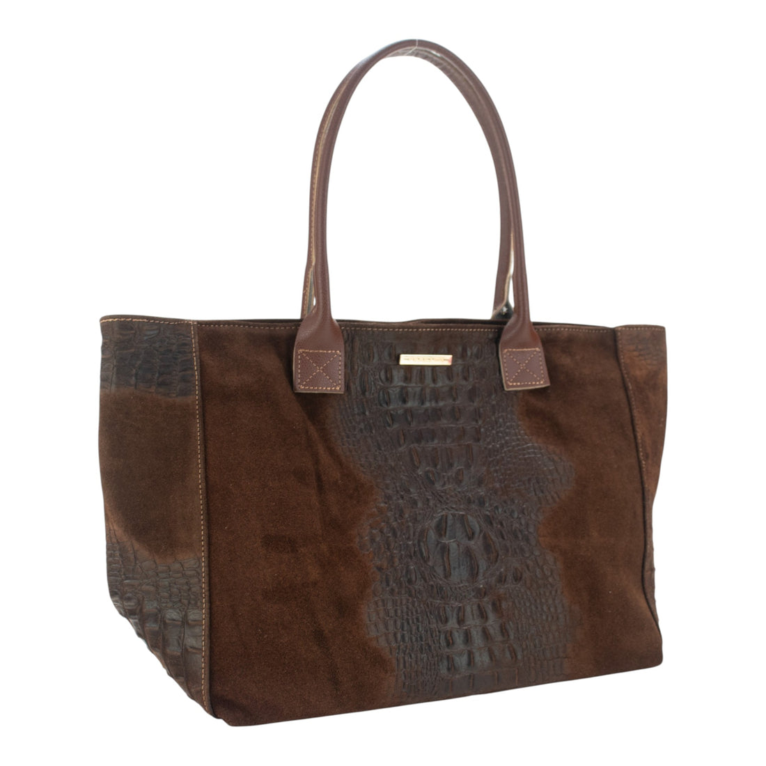 Bolso Shopper de Piel Pregato Velaria Camel