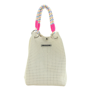Bolso de mano Alchiara Fiorella Beige