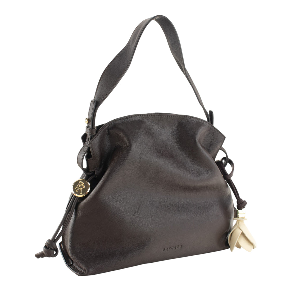 Bolso bandolera Pregato Lucca Premium Chocolate