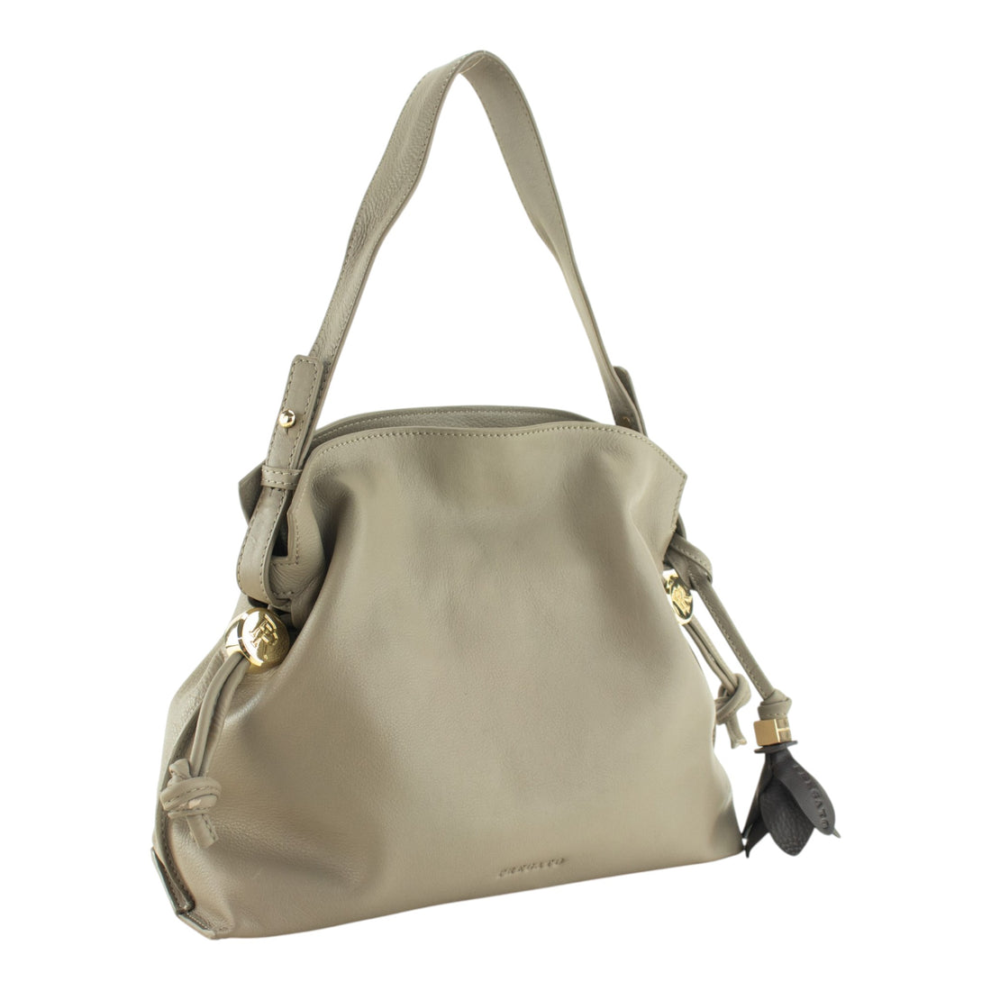 Bolso bandolera Pregato Lucca Premium Taupe