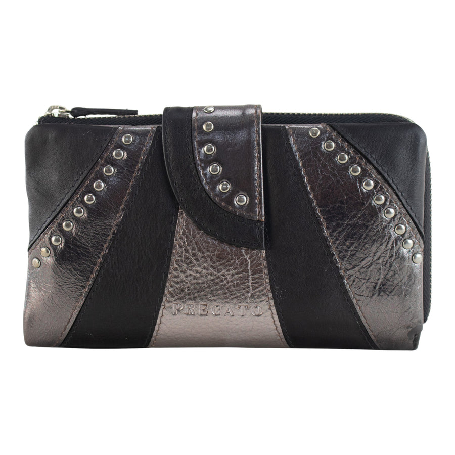 Billetero de piel Premium Pregato Venezia Black
