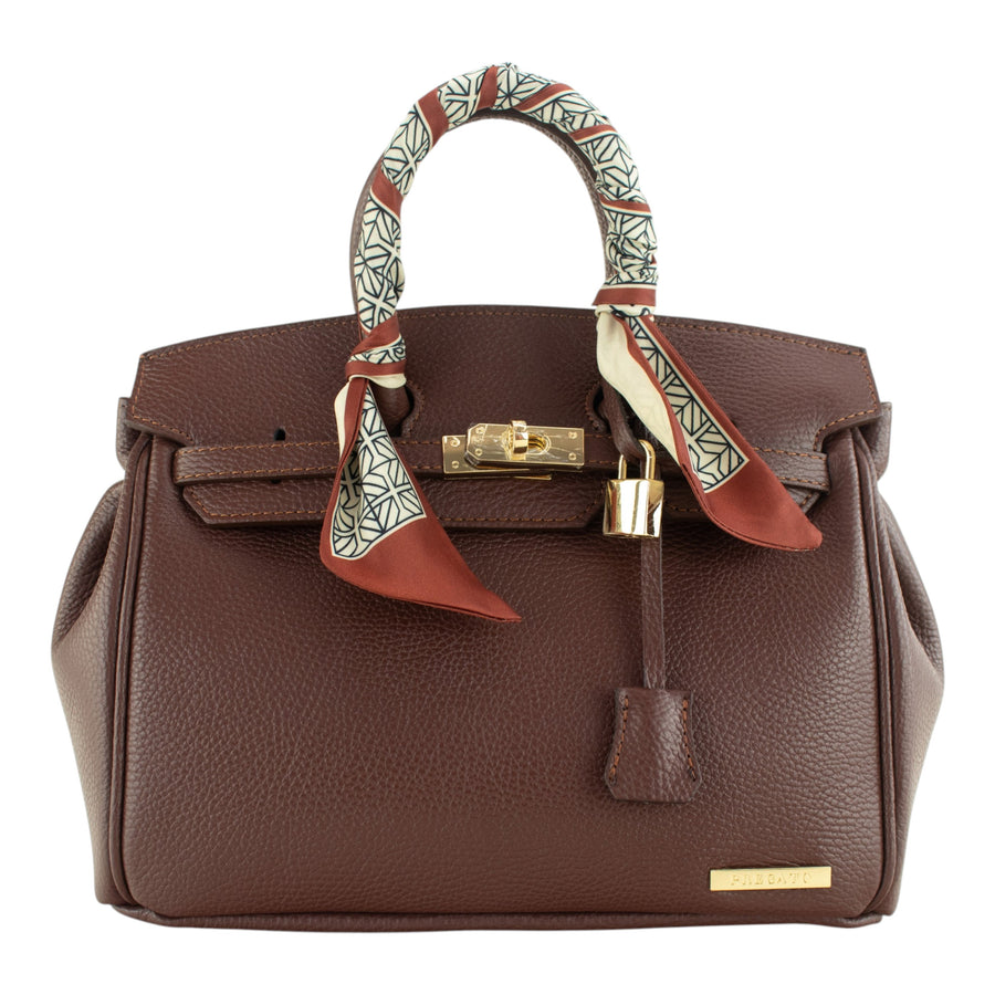 Bolso de mano Pregato Verona Chocolate