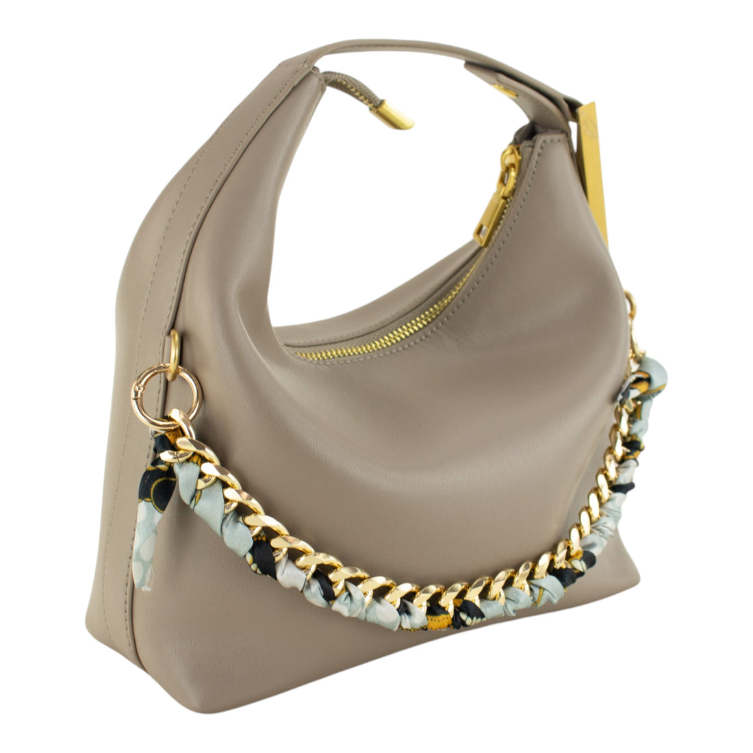 Bolso en piel Pregato Stella Taupe