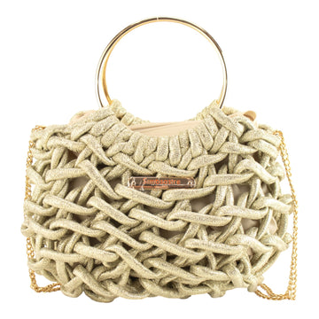 Bolso de mano Eloise Simosastre Oro