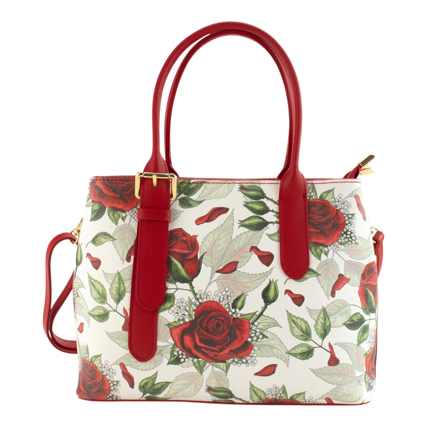 Bolso de mano Piel Pregato Serena Rosas