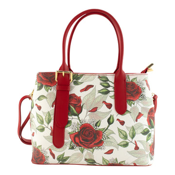 Bolso de mano Piel Pregato Serena Rosas