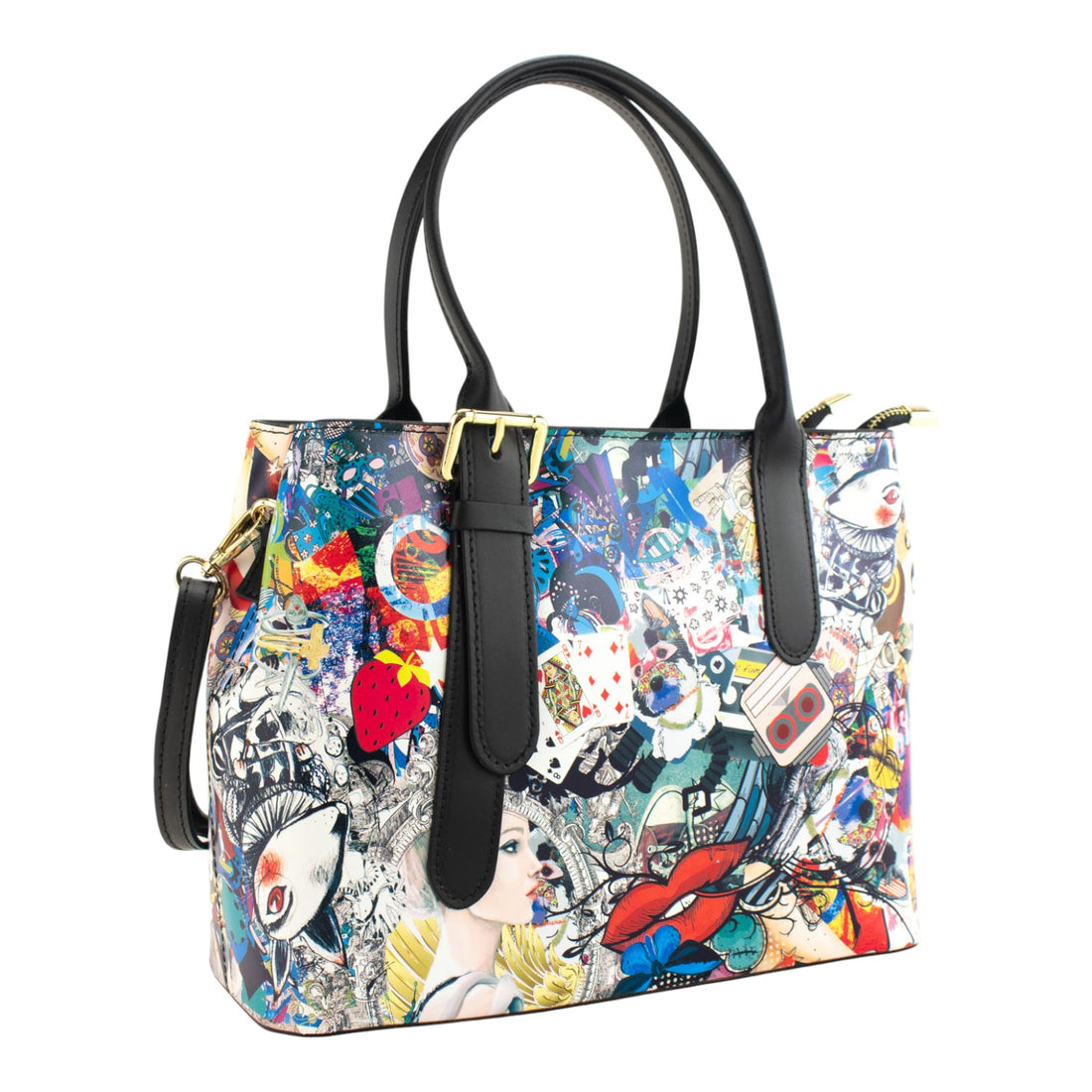 Bolso de mano Piel Pregato Serena Alicia