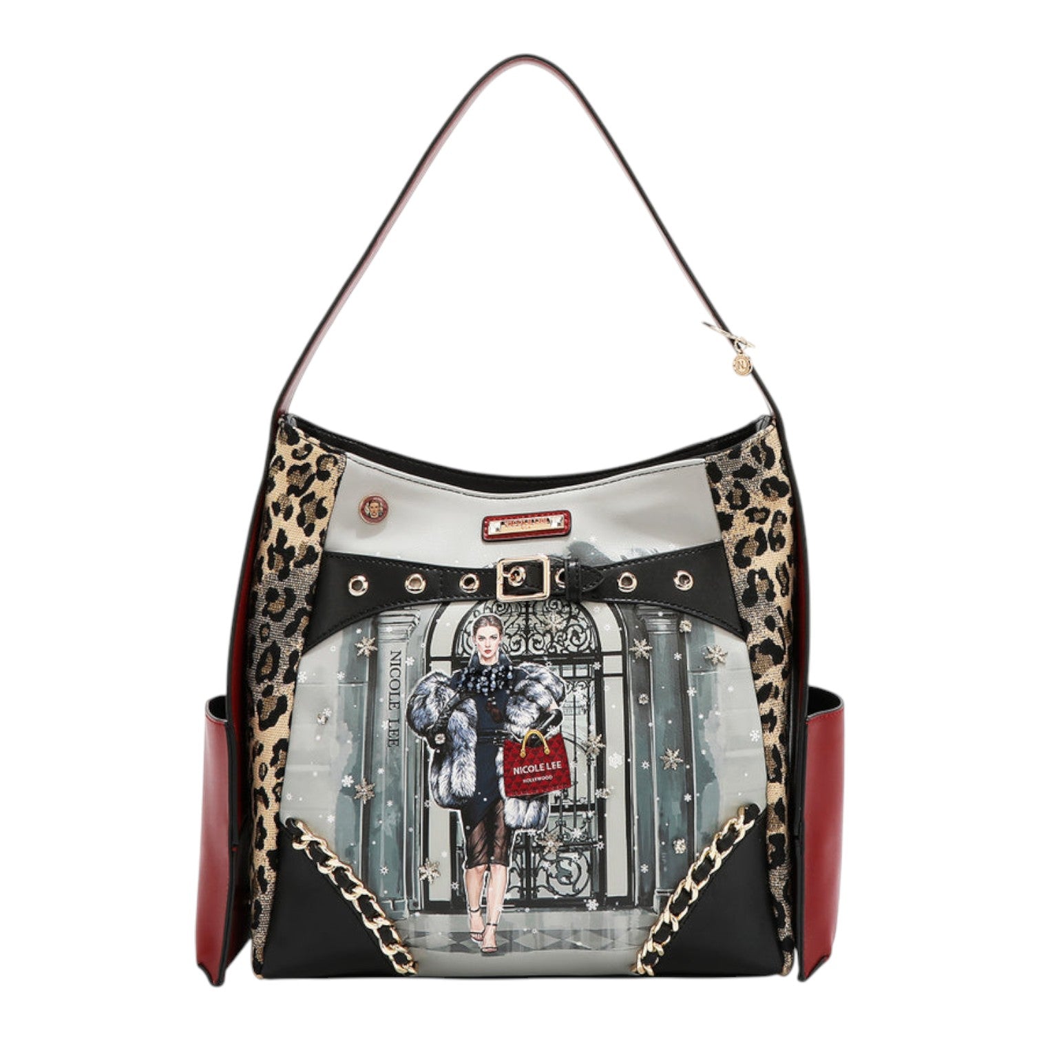 Bolso hobo Nicole Lee Moda SnowFlake