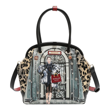 Bolso Satchel Nicole Lee Moda SnowFlake