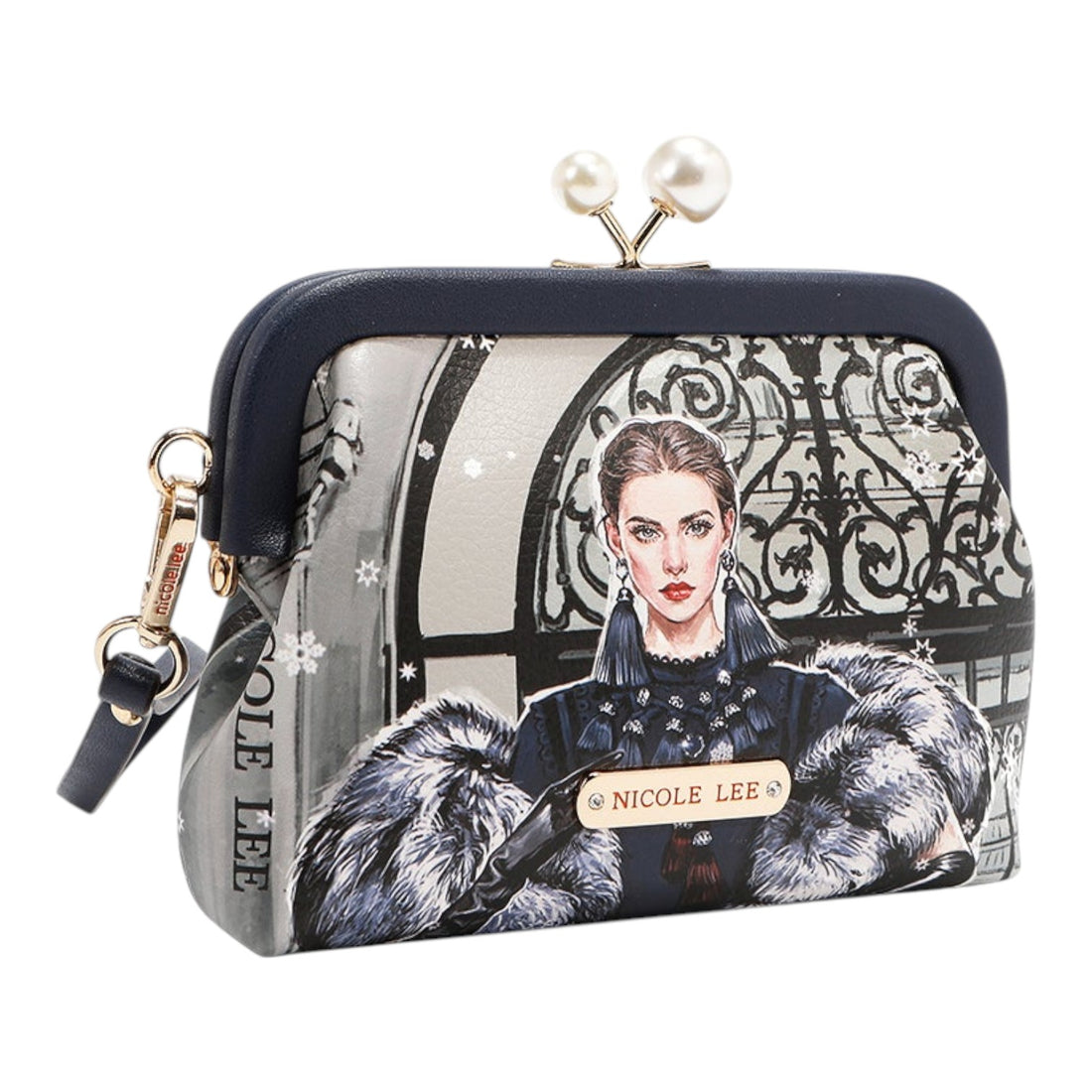 Monedero boquilla Nicole Lee Moda SnowFlake