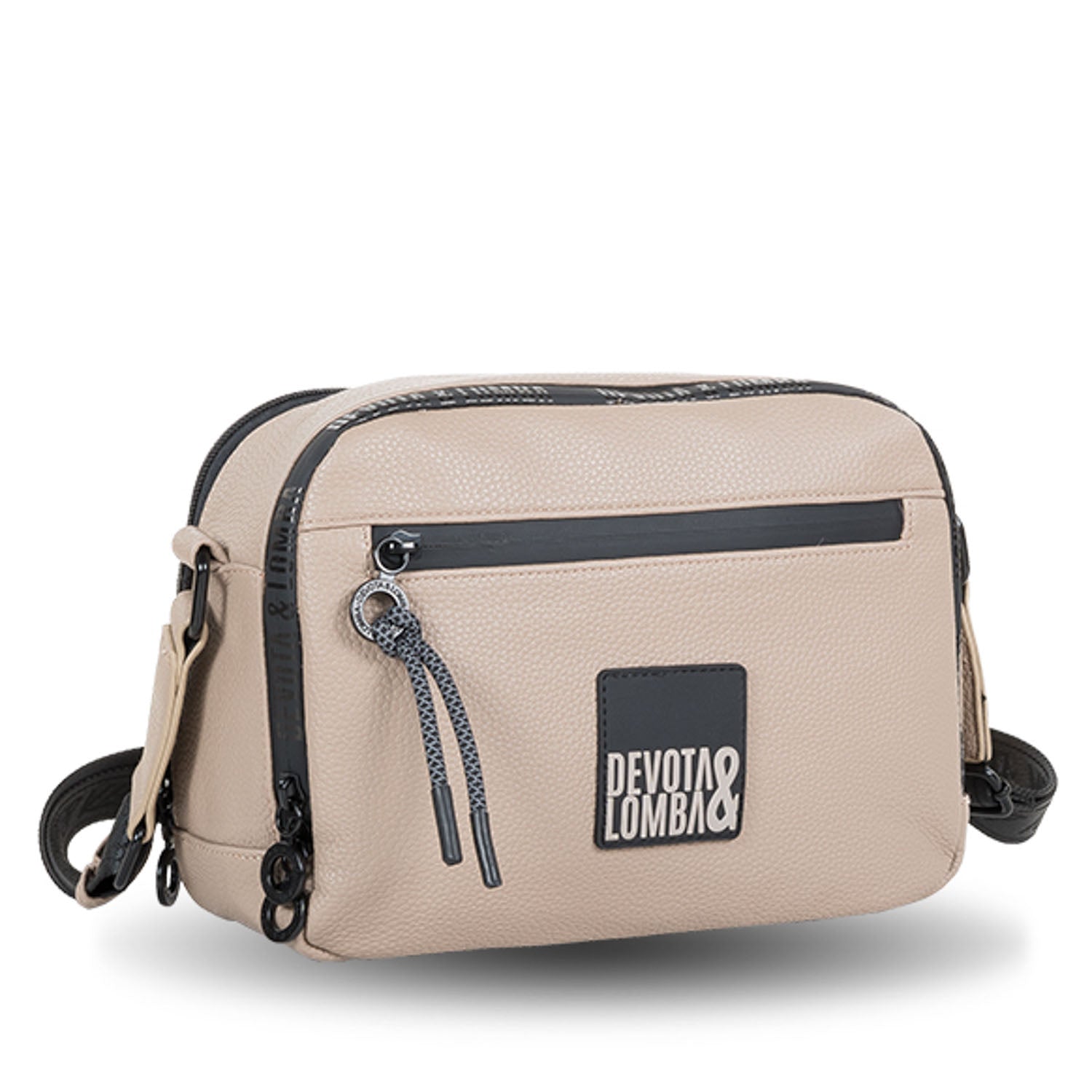 Bandolera compact Devota & Lomba Complex Taupe - KimondoShop