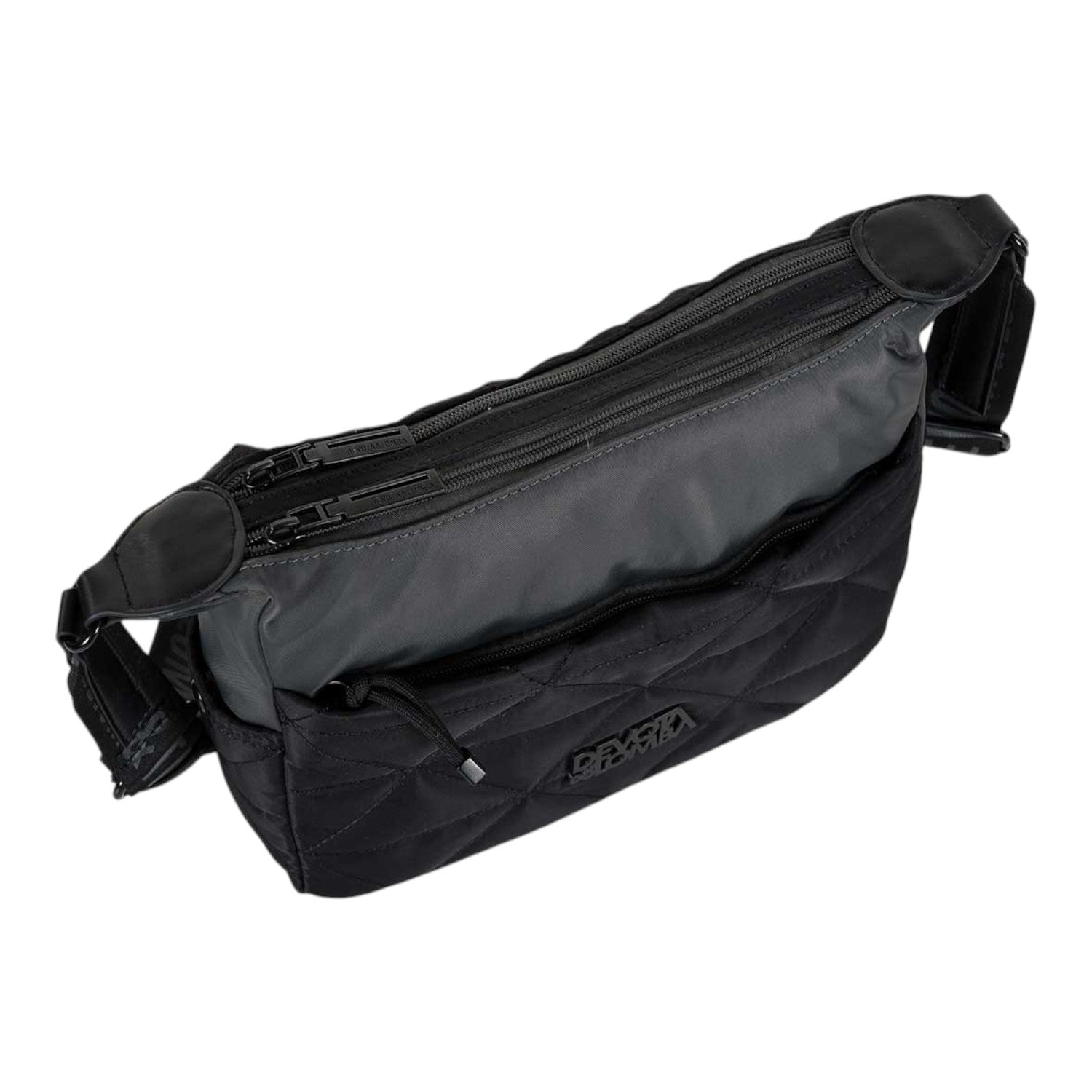 Bandolera doble Devota & Lomba Frame Negro - KimondoShop