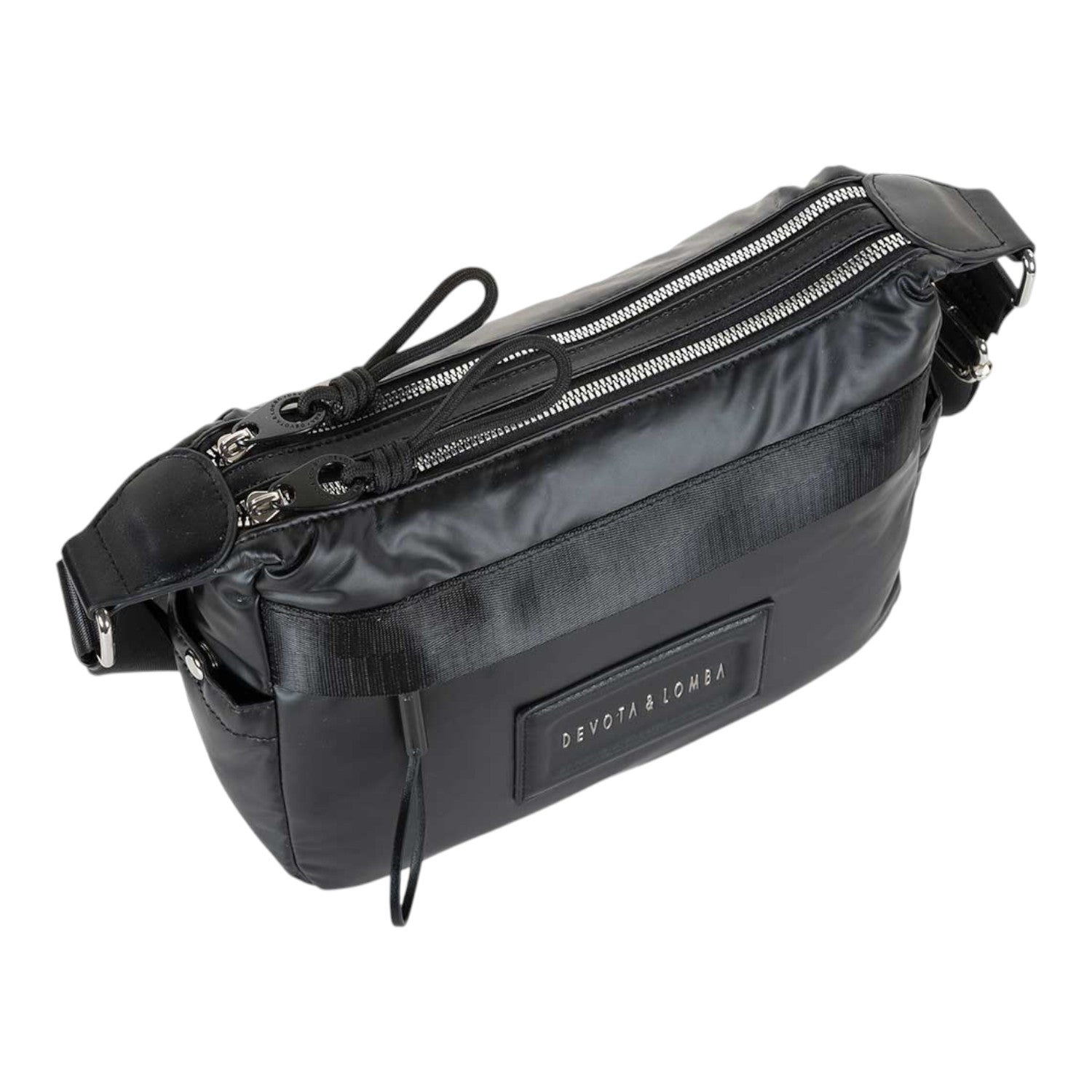 Bandolera doble Devota & Lomba Sunrise Negro - KimondoShop