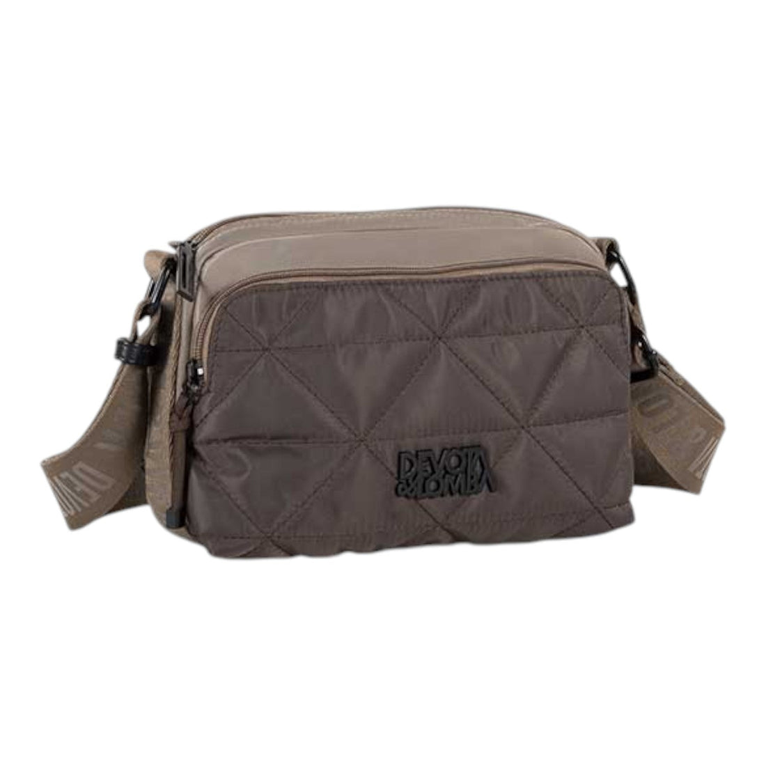 Bandolera multi Devota & Lomba Frame Taupe - KimondoShop