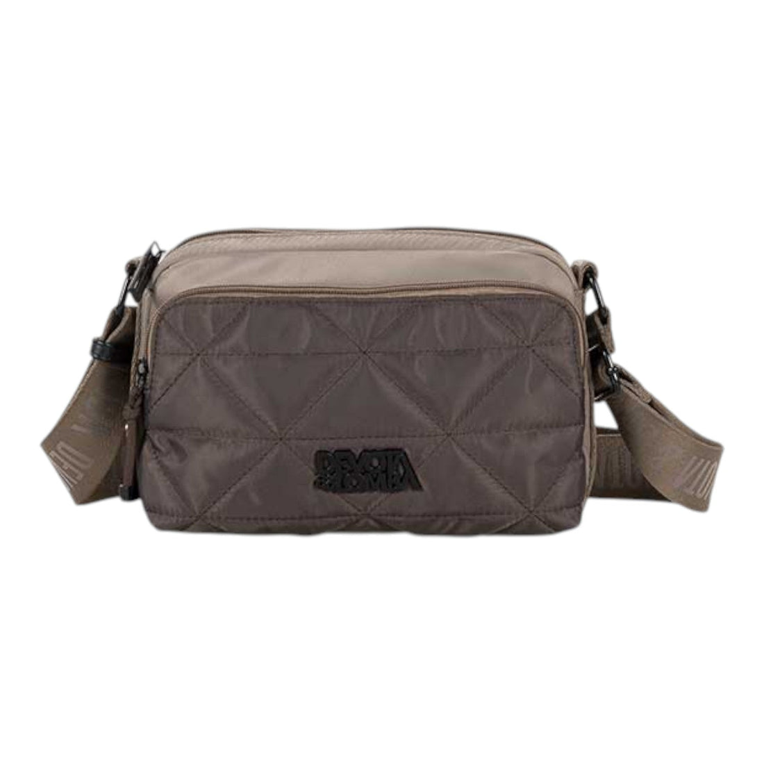 Bandolera multi Devota & Lomba Frame Taupe - KimondoShop