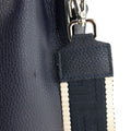 Bandolera Piel Pregato Secchio Azul marino - KimondoShop
