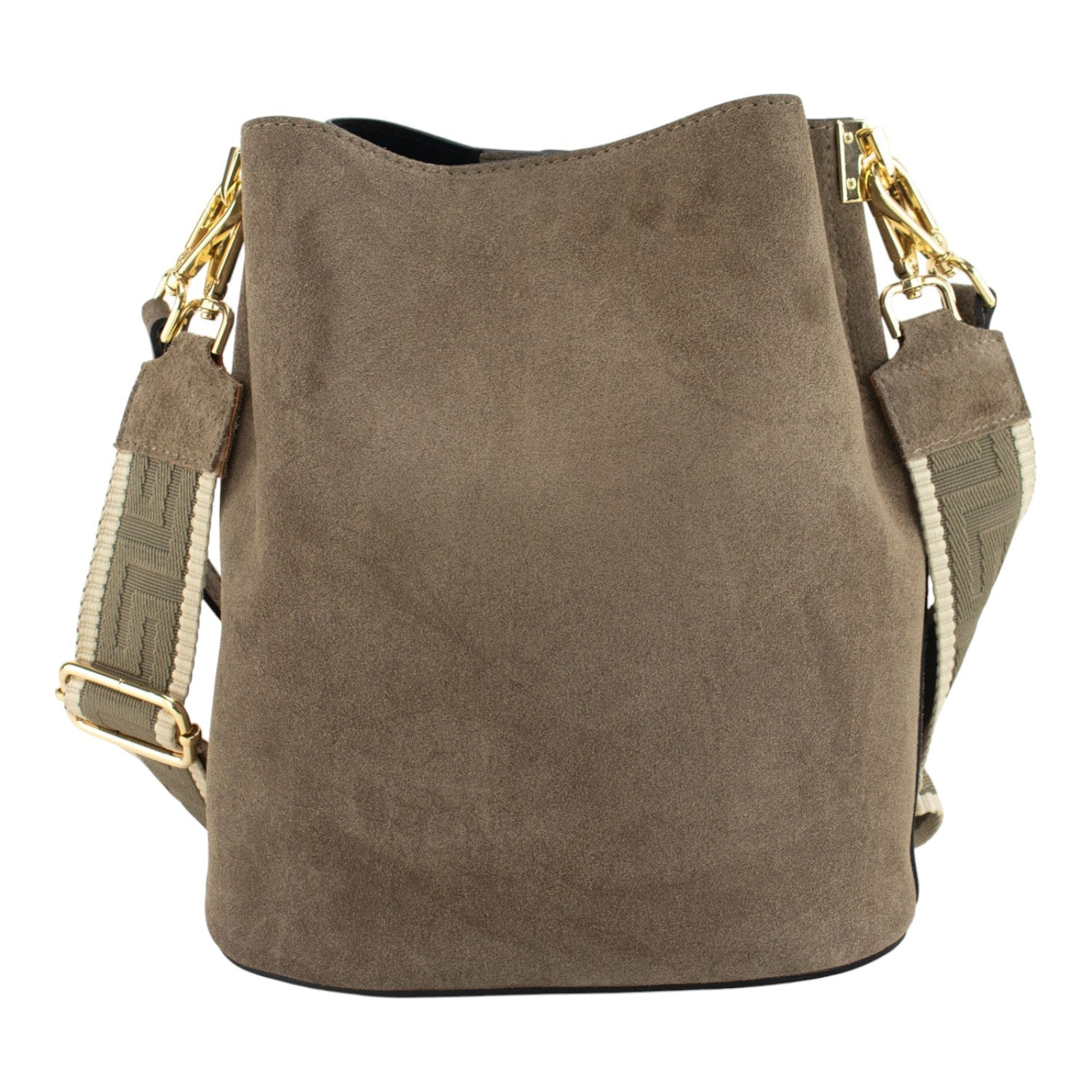 Bandolera Piel Pregato Secchio Peach Taupe - KimondoShop