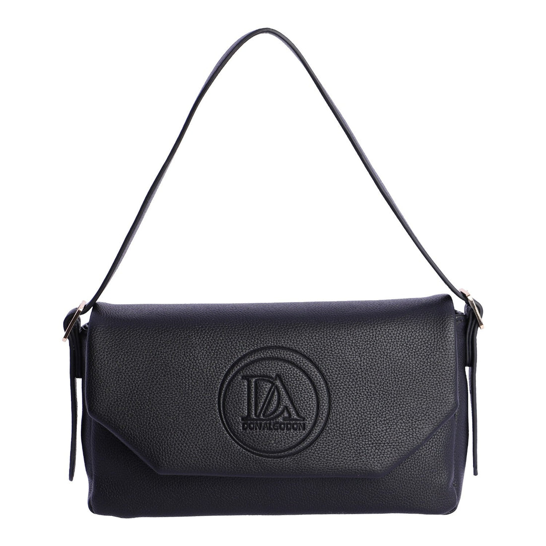 Bandolera solapa Don Algodon Oslo Negro - KimondoShop