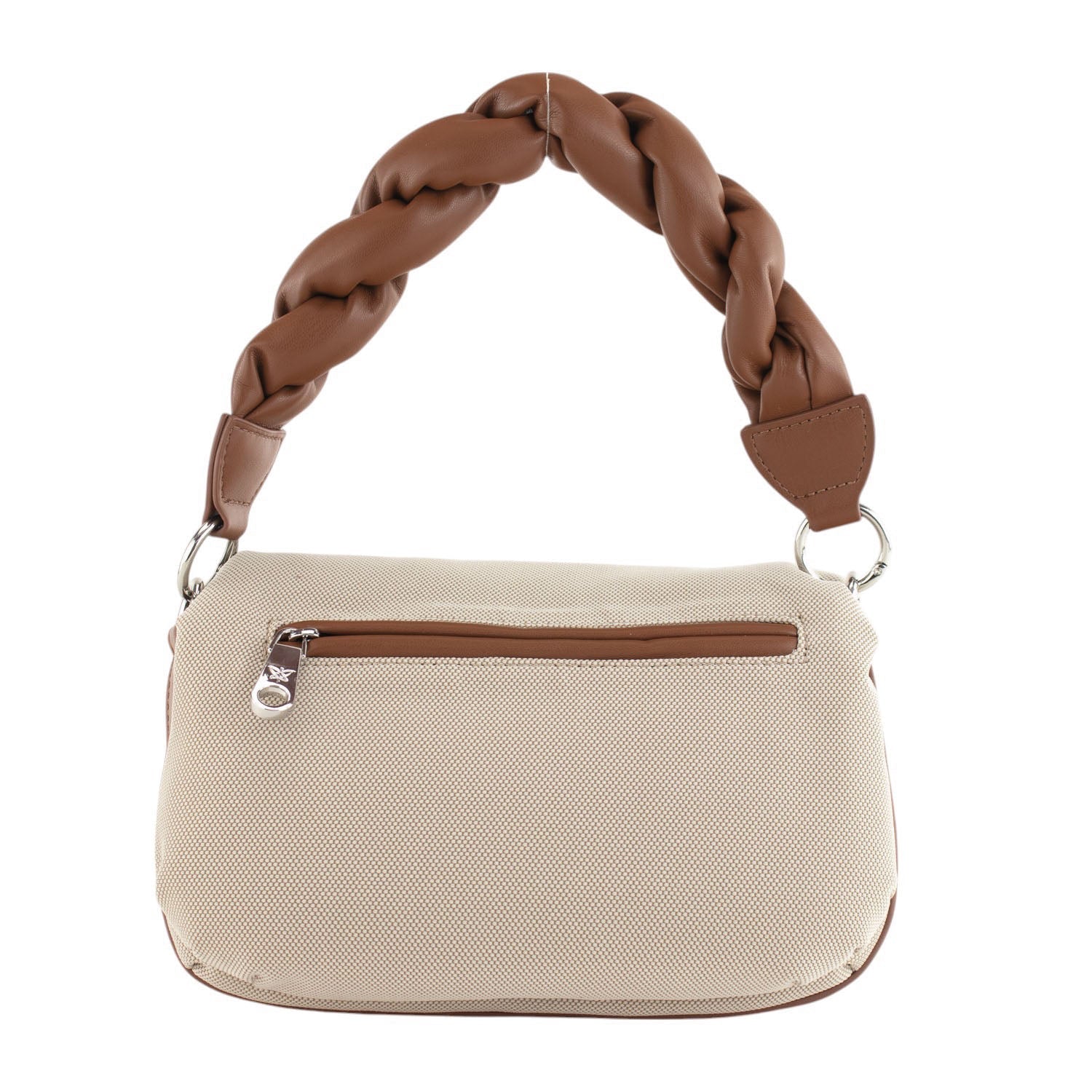 Bandolera solapa Pepe Moll Norma Beige - KimondoShop