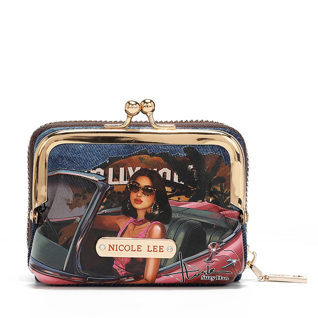 Billetero compacto boquilla Nicole Lee Hollywood Drive Denim - KimondoShop