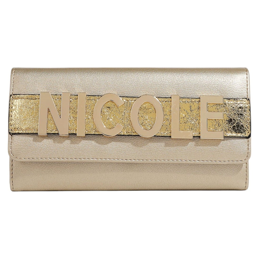 Billetero largo Nicole Lee Calista Dorado - KimondoShop