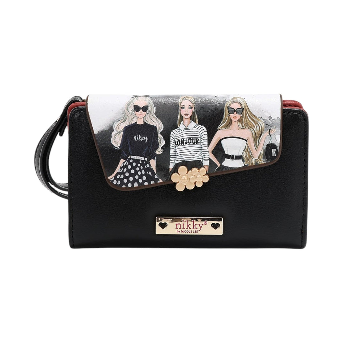 Billetero mediano de solapa Nikky Trio - KimondoShop